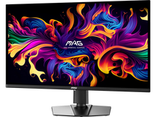 MSI 32" (31.5" viewable) UHD 4K 165Hz with AMD FreeSync Premium Pro 0.03ms HDR400 USB-C OLED Gaming Computer Monitor with Height Adjustable, Pivot, Swivel & Tilt stand MAG 321UP QD-OLED