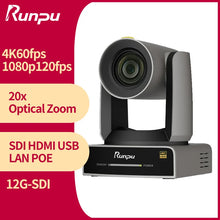 1080P120/4K60 20X Optical Zoom AI Auto Tracking NDI PTZ Camera SDI HDMI USB3.0 POE IP Live Streaming Camera For Church Events