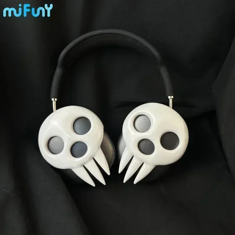 Mifuny Airpods Max Case Cover custom Soul Eater Death Skull Design Earphones Decoration Suitable for Airpods Max Earphone