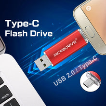 Type-C USB Flash Drive 128MB 4GB 8GB 16GB 32GB 64GB 128GB Pendrive High Speed OTG Dual-Purpose Disk for Mobile Desktop Laptop PC