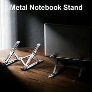 Soporte plegable DITONG para MacBook, soporte ajustable para computadora, PC y tablet, base para laptop con disipación de calor
