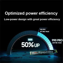 Original 980Pro 990Pro 1TB M.2 PCIe 4.0 NVMe 7400MB/s Max Transfer Speed Stable Internal Solid State Drive For Gaming Laptop PC