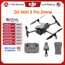 DJI Mini 5 Pro Camera Drones ActiveTrack 360° Ultra-Light Foldable with 1-Inch CMOS 4K Camera Drone Omnidirectional Obstacle Sensing 225° Gimbal 20km Transmission With Mini 5 Pro Accessories for Beginners