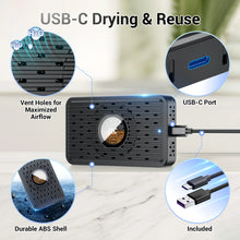JJC Small Reusable Dehumidifier Electronic Moisture Absorbing For DSLR Microscopes Moisture-proof Case Camera Accessories