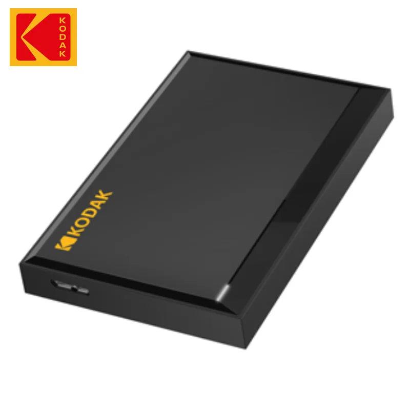 KODAK P190 Portable External HDD 500GB 1TB 2.5 Inch Hard Drive USB3.0 5Gbps Storage Disk for PS5 PS4 Laptop Desktop PC
