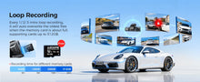 New AZDOME 4K M550 Pro Dash Cam Front Rear Interior 3 in 1 Car Camera 24H Parking Monitor Supercapacitor 5G WIFI GPS ADASCar DVR