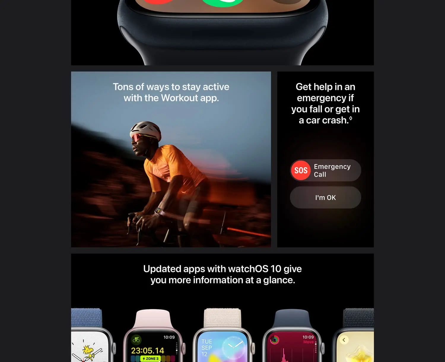 100% Original 2023 NEW Apple Watch Series 9 45mm GPS Apple Watch S9 Aluminum Case with Sport Band iOS Smart Watch