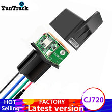 Motorcycle Trackers Mini Hidden 9-90V Car Relay GPS Tracker Cut Off Oil Shock SMS Alarm Locator Tracking System Free APP CJ720