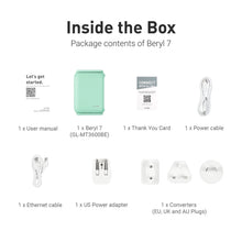 GL.iNet GL-MT3600BE Beryl 7 Dual-Band Wi-Fi 7 Travel Router, Wireless Portable Wifi Travel Router, Dual 2.5G ports, USB 3.0, WireGuard VPN 1100Mbps, OpenWrt, WPA3, AdGuard Home, network Privacy protection