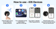 MiLi MiTag Smart Location Tag With Pet Collar Works With Apple Find My & Google Find Hub Dual System Bluetooth GPS Tracker