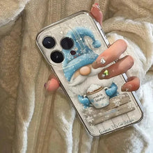 Christmas Winter Snow Gnome Phone Case For iPhone 18 17 16 15 11 12 14 13 Pro Max Mini X XS XR 7 8 Plus 17E Soft Cover Fundas