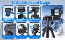Camera Tripod, 74" DSLR Camera Tripod with 1 QR Plates for Sony/Nikon/Canon, Lightweight Video Tripod Stand