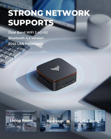 ACEMAGIC AMD Ryzen 3 3250U/3150 Mini PC 8GB DDR4 RAM 256GB SSD Windows 11 Pro Dual 4K Display Small Form Factor Desktop Computer
