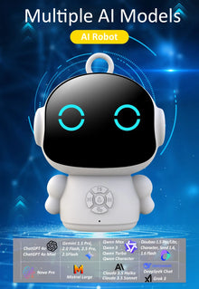 Smart AI Robot WiFi Early Education Toys for Children Speech Recognition & Voice Interactive Educational Learning Machine