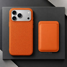 For MagSafe 2-In-1 Textured Phone Case For iPhone 18 17 16 15 14 13 12 Pro Max Air With Magnetic Card Holder Wallet Bumper Cover