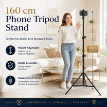 Portable Projector Tripod Adjustable Height Stable Base Floor Stand for Camera Ring Light Projector