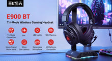 2.4GHz Wireless Headphones Bluetooth 5.0 Gaming Headset 3 Mode Connection ENC Noise Cancelling Mic 50H Playtime 50mm Drivers Low Latency Surround Sound Dual Chamber Audio for PC PS4 PS5 Xbox Switch