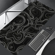Alfombrilla de ratón para juegos Strata Liquid, alfombrilla de escritorio para PC, accesorio para portátil, alfombrilla suave antideslizante, tamaño XXL, alfombrilla grande de 900x400 mm