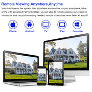 Cámara de seguridad analógica CCTV cableada de 5 MP para exteriores, resistente al agua, tipo domo AHD, videovigilancia con conector BNC, compatible con DVR AHD de 4K y 5 MP XMEYE