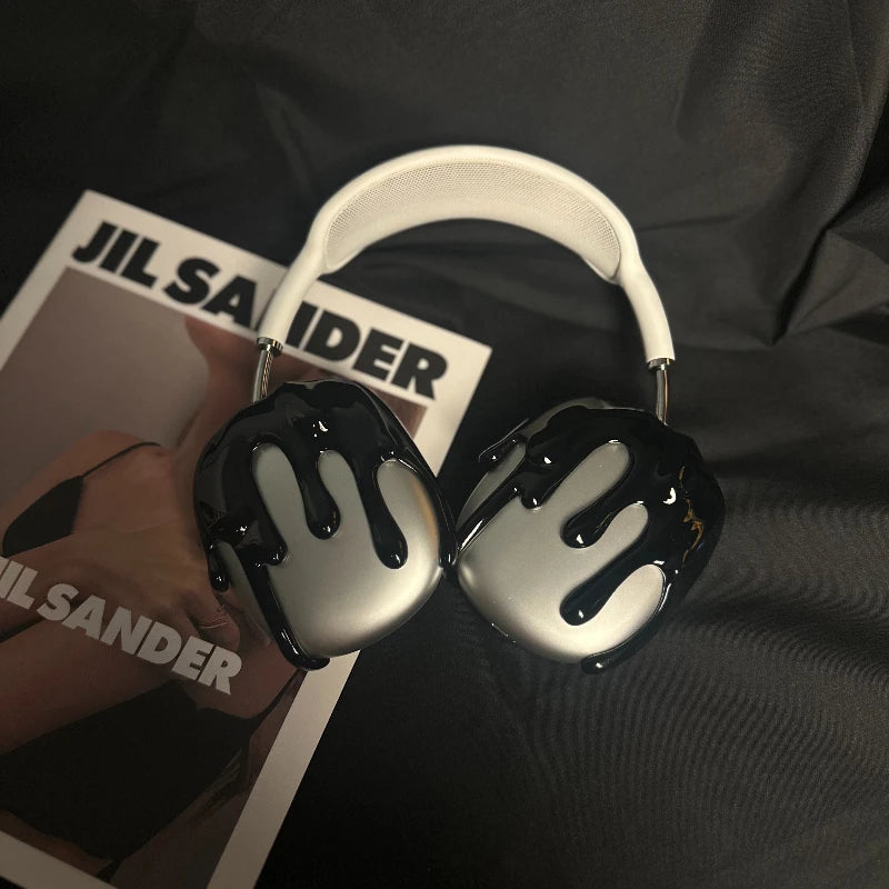 Melting Candles Airpods Max Headphones Case Cover YK2 Niche Custom Airpods Cases Headphones Accessories Decoration Gift