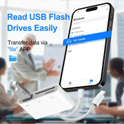 Adaptador de lector de tarjetas SD y TF para iPhone, cámara, Samsung, Xiaomi, iPad, lector de tarjetas de memoria USB, visor de cámaras de seguimiento