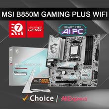 MSI New B850M GAMING PLUS WIFI Micro ATX  AMD B850 Socket AM5 Supports up to 9000 series Ryzen Motherboard