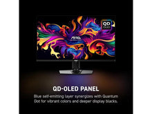 MSI 32" (31.5" viewable) UHD 4K 165Hz with AMD FreeSync Premium Pro 0.03ms HDR400 USB-C OLED Gaming Computer Monitor with Height Adjustable, Pivot, Swivel & Tilt stand MAG 321UP QD-OLED