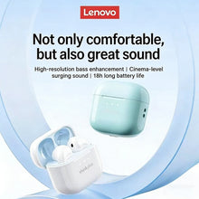 New Lenovo LP40 Pro Bluetooth V5.3 Earphones Punchy Bass Sound Headset Full Compatible Low Latency Game Sports Music Headphones