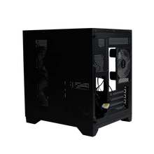 MANMU Micro-ATX Mini-ITX Pc Case Cpu Case Gaming Case Pc Gaming Computer Tempered Glass For Pc With 7 Fan