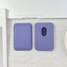 Universal Magnetic Leather Wallet Card Holder Strong Grip Card Pocket for iPhone MagSafe Samsung Xiaomi OPPO Motorola Google