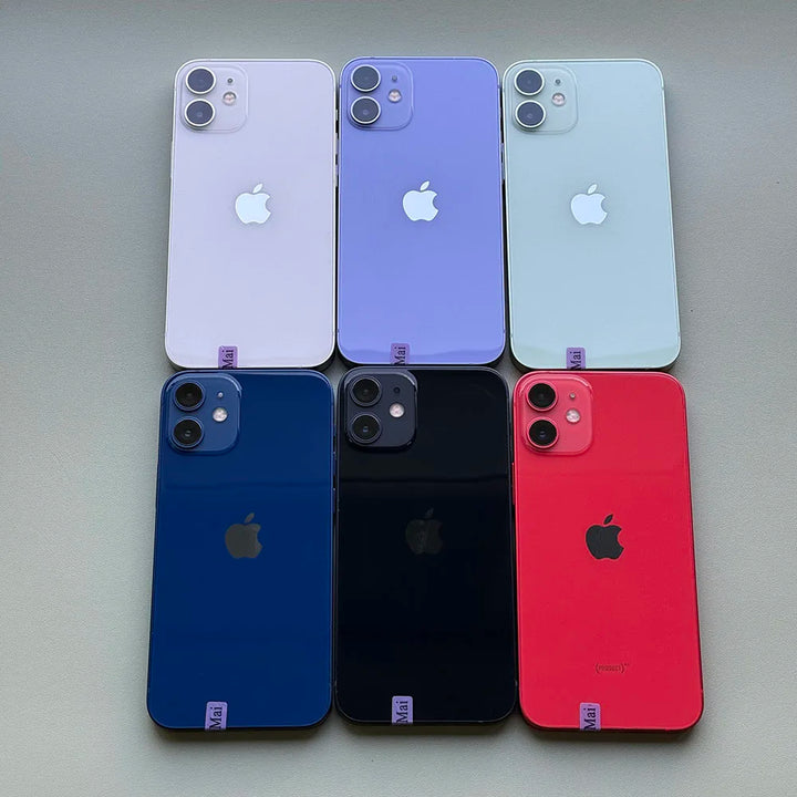 Teléfonos móviles Apple iPhone 12 Mini originales desbloqueados 64GB 128GB 256GB ROM iOS A14 Bionic Hexa Core 5.4'' Dual 12MP 5G 12Mini