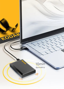 KODAK P190 Portable External Hard Drive HDD 500GB 1TB USB 3.0 Mechanical Mobile Disk for PC Laptop Gaming Storage