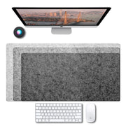 Alfombrilla de ratón XXL de fieltro de lana para juegos, tapete de escritorio para computadora, alfombrilla antideslizante para teclado de portátil, accesorios de escritorio de oficina