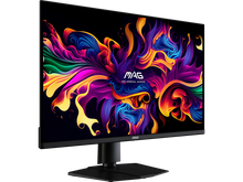 MSI 32" (31.5" viewable) UHD 4K 165Hz with AMD FreeSync Premium Pro 0.03ms HDR400 USB-C OLED Gaming Computer Monitor with Height Adjustable, Pivot, Swivel & Tilt stand MAG 321UP QD-OLED
