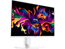 MSI 27" QHD 2K 1440P 280Hz with FreeSync Premium Pro & G-Sync Compatible 0.03ms HDR400 USB-C White OLED Gaming Computer Monitor with Height Adjustable, Swivel, Pivot & Tilt stand MAG272QPW QD-OLED X28