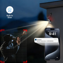 XVIM Outdoor Wireless WIFI Camera 1080P Wireless Home Security Solar Battery Powered Camera Floodlight Night Vision Local Alarm