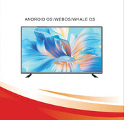 Smart TV LED 4K UHD sin marco con WiFi y Bluetooth, disponible en tamaños de 32 pulgadas o más para hoteles