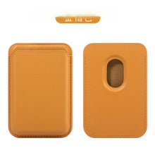 Universal Magnetic Leather Wallet Card Holder Strong Grip Card Pocket for iPhone MagSafe Samsung Xiaomi OPPO Motorola Google