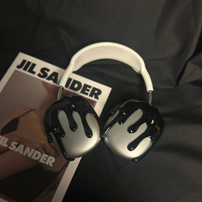 Melting Candles Airpods Max Headphones Case Cover YK2 Niche Custom Airpods Cases Headphones Accessories Decoration Gift