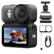 DJI Osmo Nano Standard Combo (128GB) - ALL New Small 4K/60fps Vlogging Camera with a 1/1.3″ Sensor, 143° Wide FOV Video, 200-Min Recording, Swift Content Transfer, Magnetic POV Cam 4K for Sports, Vlog