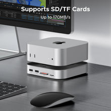 UGREEN USB HUB Docking Station for Mac Mini M4/M4 Pro M.2 NVMe SSD 8TB Max 10Gbps USB-A&C Ports SD&TF 170MB/s USB Splitter Dock