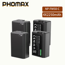 PHOMAX 2250mAh NP-FW50 NPFW50 Battery Type-C Direct Charge for Sony A6400 A6000 ZVE10 A6300 A 7 M2 A7R2 A6100 A5100 NEX-7 NEX-F3