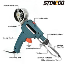 60W Automatic Soldering Iron Handheld Internal Heating Soldering Gun Smart Solder Wire Feed Welding Station Kit with Iron Stand 110V 220V Temperature Control for Electronic Circuit Board PCB Repair Tools