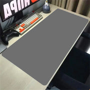 Alfombrilla de ratón para juegos, color sólido, negro, alfombrilla de ratón, alfombra para ratón, accesorios para portátil, bordes cosidos, alfombras para teclados de ordenador