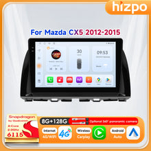 Hizpo 10.1" Eelectronic Devices Car Radio For Mazda CX-5 2012 2013 2014 2015 GPS Navigation Head Unit  6115 RDS Wireless CarPlay