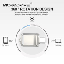 OTG Type C Pen Drive Mini Metal USB Memory Stick 32GB USB Flash Card 128GB Type-C Pendrive for Smartphone Huawei