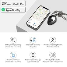 Portable GPS Tracker Waterproof Mini Smart Bluetooth 5.0 Tracker for Kids Pet Car Key Anti Lost Real Time Location Tracking Device Rechargeable IP67 Lightweight Slim with APP Compatible with iOS Android