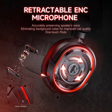 Picun G2 Wireless Gaming Headset Bluetooth 2.4G Headphones 7.1 Surround 5ms Low Latency ENC Mic for PC PS4 PS5 Phone Switch