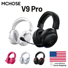 MCHOSE V9 Pro Wireless Gaming Headset 7.1Surround Sound Headphones Noise Canceling Mic Low Latency Lightweight for PS5 PC SWITCH
