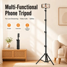 Foldable Phone Tripod MultiPurpose Camera Stand for Live Video Shooting Photography Adjustable with Phone Holder Extendable Legs